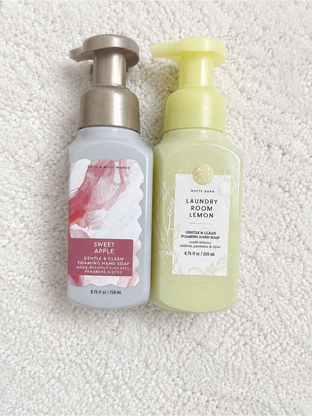 Bath & Body Works Foaming Hand Soap Bundle Sweet Apple Lemon NWT